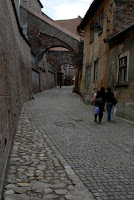 Ancient Sibiu street