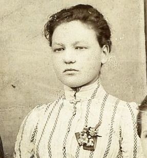 Alöisia (Luisa) Woschkeruscha - circa 1901 ~ age 15 - Born May 4, 1886