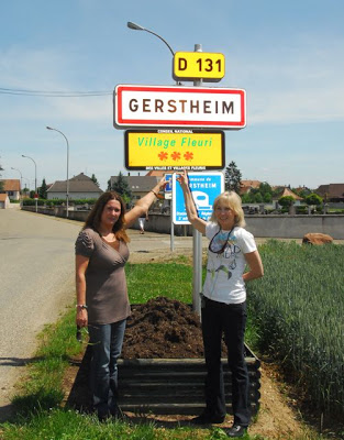 Cousin Maria Gärtz and Linda Gartz visiting Gerstheim (May, 2011)