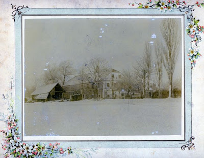 Paul Müller's home, about 1900, location described on back: St. Leonhardt am Forst, bei St. Pelten, Nieder Österreich (lower Austria)