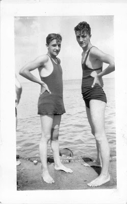 Fred Gartz, left; Will Gartz, right. Probably between 1928-1930