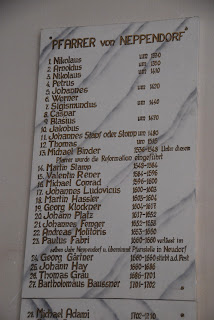 Pastors of the Church from its Catholic roots in 1330